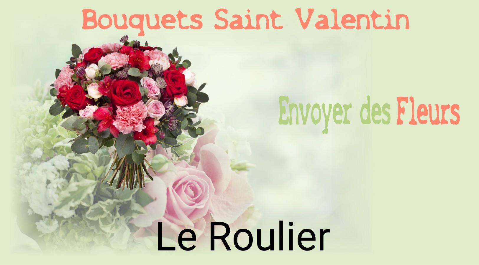 Roses de Saint-Valentin livrées à Le Roulier